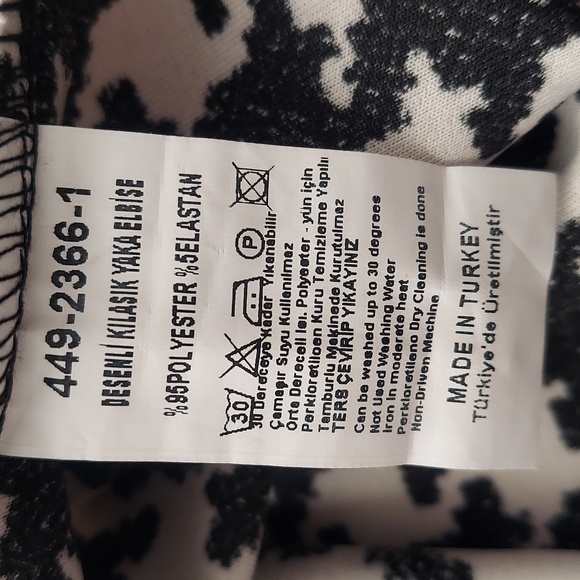 NWOT DKS Life Houndstooth Print Retro Style 1950s Dress with side pockets - Picture 11 of 11